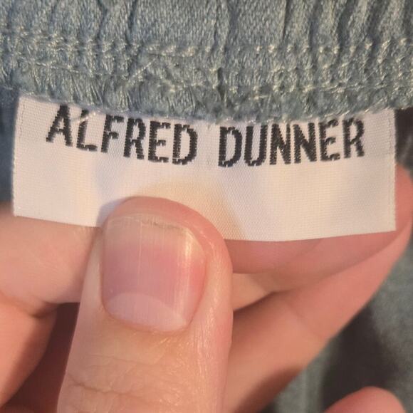 NWT Alfred Dunner 20 Seafoam Light Blue Pants/Trousers [0379] - Picture 6 of 9